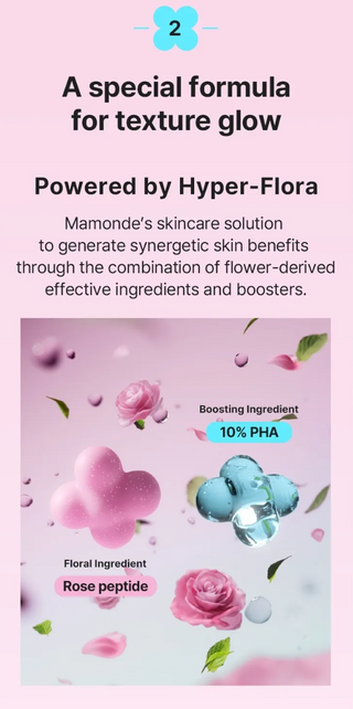Mamonde - Жидкая маска с розой для сияния кожи Flora Glow 80мл