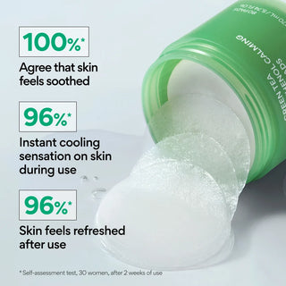 Innisfree - Green Tea Panthenol Calming Toner Pads 80ea