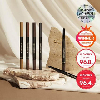 Kiss Me - Heavy Rotation Eyebrow Pencil - 6 Colors - Koreabe