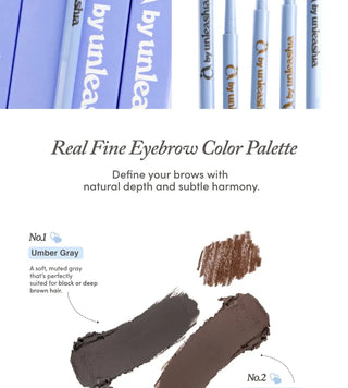 Unleashia - Real Fine 1mm Eyebrow Pencil - 2 Colors