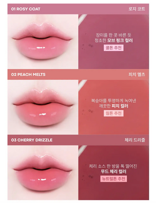 Tonymoly - Color Caring Lip Oil - 3 Colors