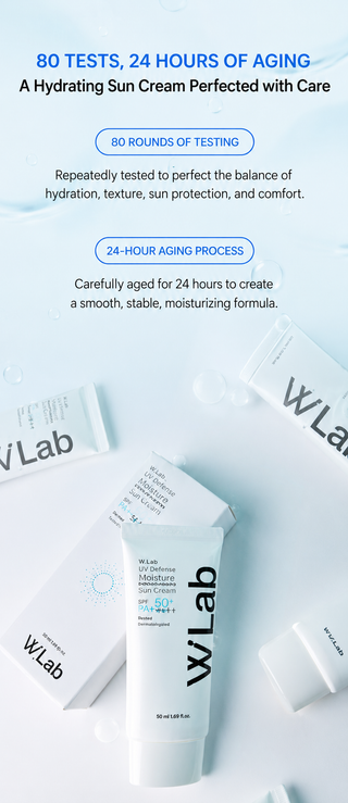 W Lab - Увлажняющий солнцезащитный крем Lightcare Waterfit SPF50+ PA++++ 60мл