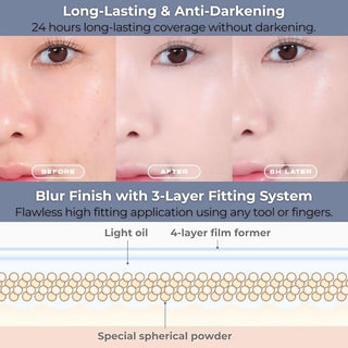 О Tone - Тональный крем Skin Layer Fit 30 мл - 5 оттенков