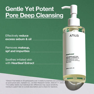 Anua - Heartleaf Pore Control Cleansing Oil 200ml - Koreabe