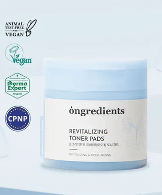 Ongredients - Revitalizing Toner Pads 60ea - Koreabe