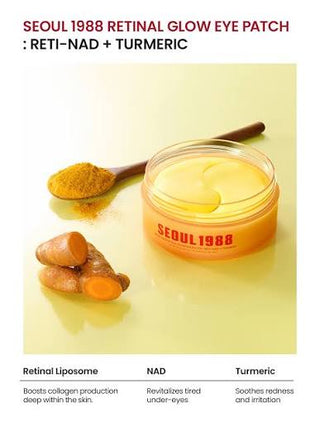 K Secret - Retinal Glow Eye Patch Turmeric 60ea