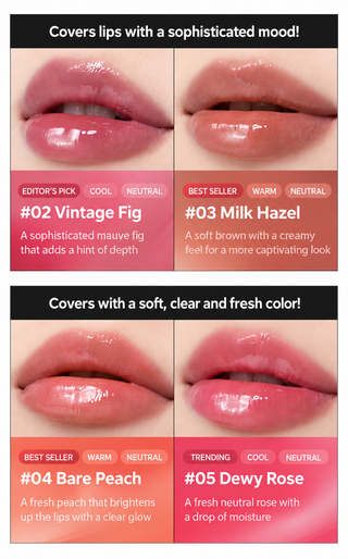 Torriden - Balanceful Color Care Lip Essence 11ml - 5 Colors