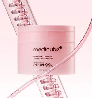 Medicube - PDRN Pink Collagen Toning Gel Toner Pads - 70ea - Koreabe