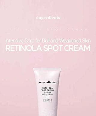 Ongredients - Retinola Spot Cream 30ml - Koreabe