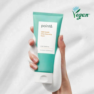 Point& - Deep Clean Whip Cleansing Formula 200ml - Koreabe