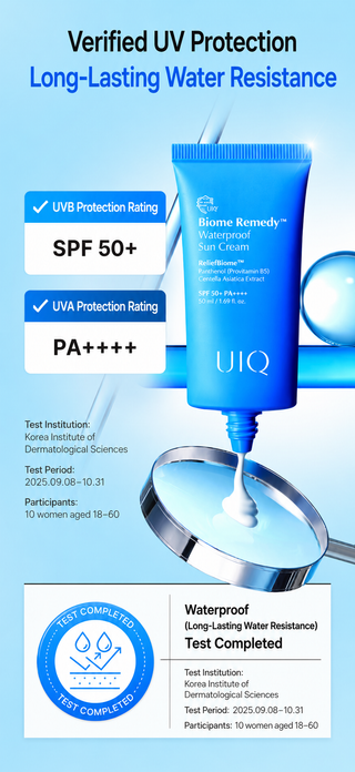 UIQ - Biome Remedy Водостойкий солнцезащитный крем 50мл
