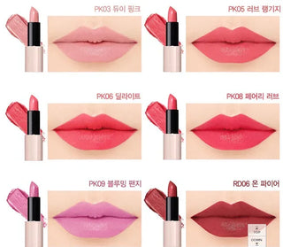 The Saem - Kissholic Lipstick Intense - 6 Colors - Koreabe
