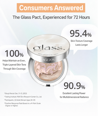 Age 20 - Glass Skin Essence Pact + Refill - 3 Colors