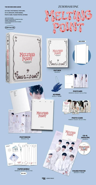 Zerobaseone - 2nd Mini Album (Melting Point) - Random - Koreabe