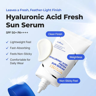 Isntree - Сыворотка солнцезащитная с гиалуроновой кислотой Fresh Sun Serum SPF50+ PA++++ 50мл