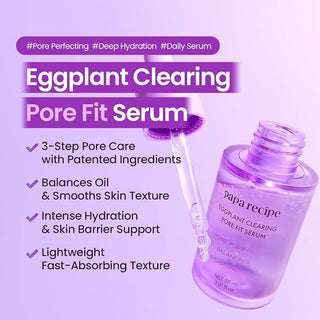 Papa Recipe - Сыворотка для очищения пор с баклажаном Eggplant Clearing Pore Fit Serum 30мл