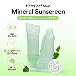 Abib - Heartleaf Mild Sunscreen SPF50+ PA+++ 50ml