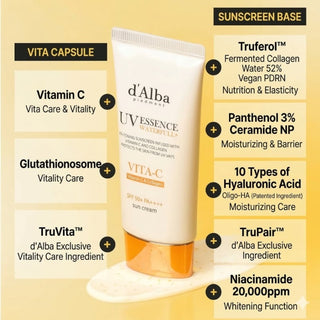 d'Alba - Vita C Collagen SPF50+ PA++++ Sunscreen 50ml
