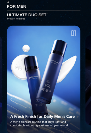 Cell Fusion - For Men Toner 135ml + Lotion 135ml Set