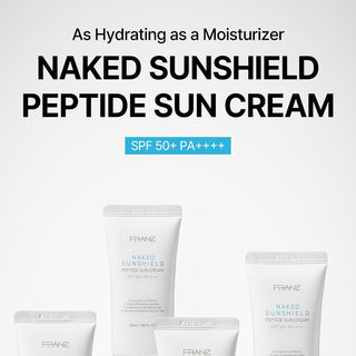 Franz - Naked Sunshield Peptide Sun Cream SPF50+ PA++++ 50ml