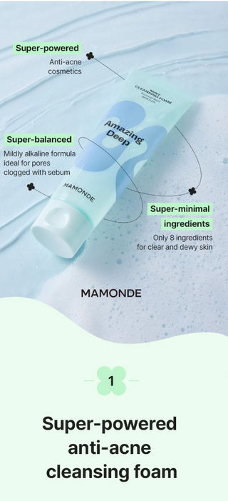 Mamonde - Пенка для умывания с мятой 120мл
