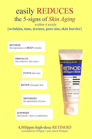 Derma Factory - Retinoid 4000ppm Cream 30ml - Koreabe