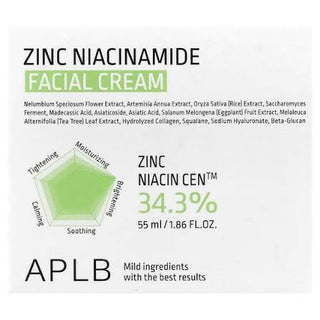 APLB - Zinc Niacinamide Facial Cream 55ml