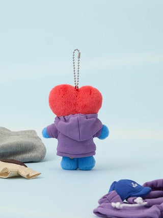 BT21 - TATA Petit Closet Plush Doll Keyring - Koreabe