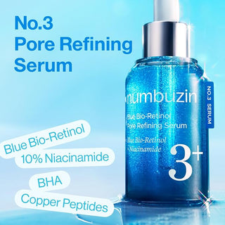 Numbuzin - Сыворотка для сужения пор с биоретинолом Blu Bio Retinol Pore Refining Serum 30мл