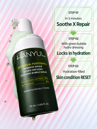 Hanyul - Artemisia Panthenol Soothing Bubble Serum 90ml