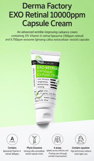 Derma Factory - Exo Retinal 10,000 ppm Capsule Cream 30ml