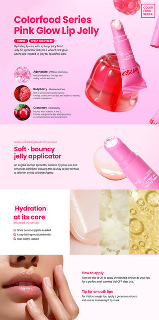 Tovegan - Berry Pink Jelly Lip Mask 10ml