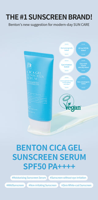 Benton - Cica Gel Sunscreen Serum SPF50+ PA++++ 50ml