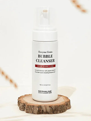 Dermaline - Enzyme Grain Bubble Cleanser 160ml (EXP 12.11.26) - Koreabe
