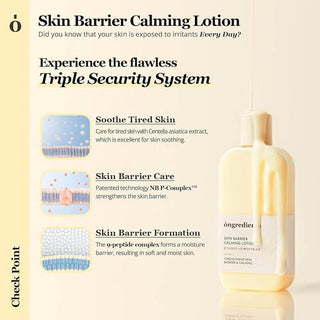 Ongredients - Skin Barrier Calming Lotion 220ml - Koreabe