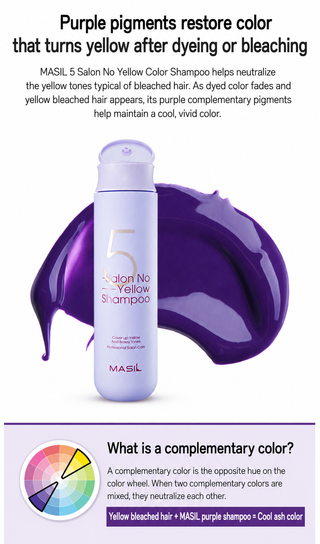 Masil - Salon No Yellow Shampoo 300ml