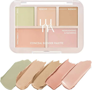 Luna - Conceal Blender Palette - 01 Clear Clover - Koreabe