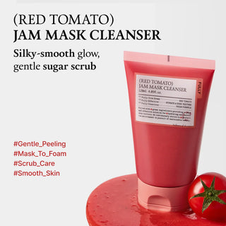 Маска-пенка для умывания с томатом "Fully - Red Tomato Jam Mask Cleanser", 120 мл