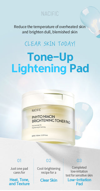 Nacific - Phyto Niacin Brightening Toner Pad 80ea