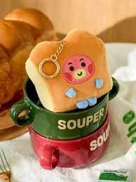 BT21 - TATA Bakery Fluffy Keyring - Koreabe