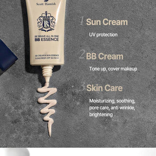 Scott Hamish - Be Brave All in One BB Essence SPF30 PA+++ 80ml - Koreabe