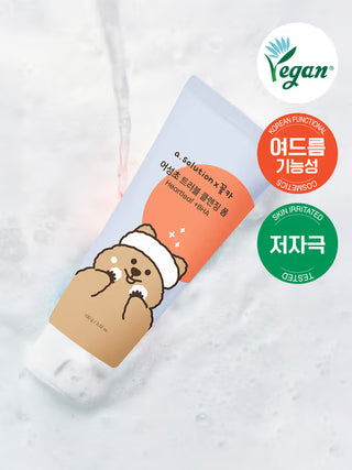 A Solution - Heartleaf + BHA Cleansing Foam 100ml - Koreabe