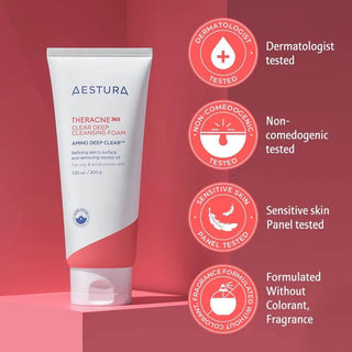 Aestura - Theracne Clear Deep Cleansing Foam 200g - Koreabe