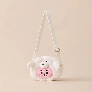 BT21 - COOKY Baby Fluffy Face Doll Crossbag - Koreabe