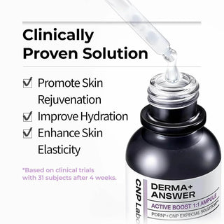 CNP - Derma+ Answer Active Boost 1:1 Ampule 45ml - Koreabe
