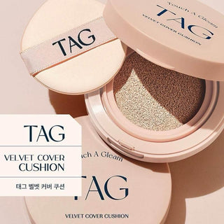 TAG - Velvet Cover Cushion - 2 Colors - Koreabe