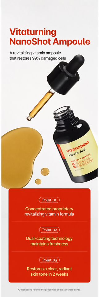 Melable - Vitaturning Ascorbic Acid Ampoule 30ml