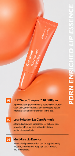 Genabelle - Увлажняющая эссенция для губ PDRN 10мл