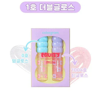 Colorgram - Fruity Glass Tint Mini Duo - 3 Colors - Koreabe