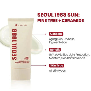K Secret - Pine Tree Ceramide SPF50+ PA++++ 50ml